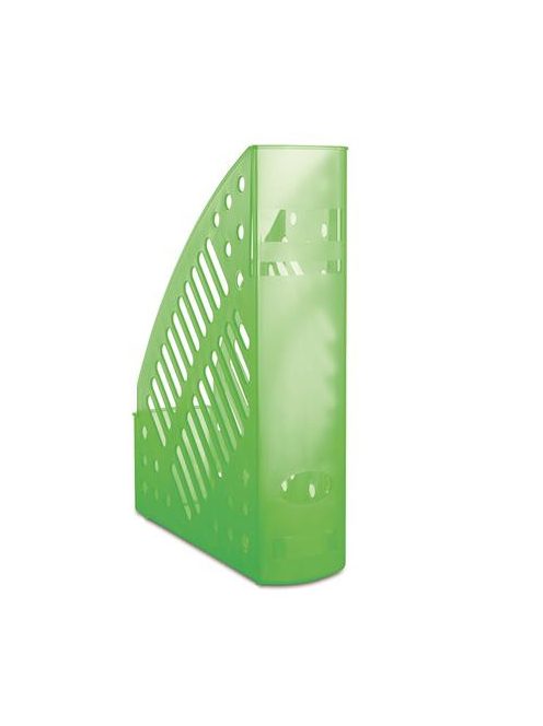Iratpapucs, műanyag, 70 mm, DONAU, áttetsző zöld (D74621Z)