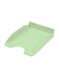 Irattálca, műanyag, DONAU, pasztellzöld (D7466PZ)