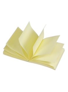   Öntapadó jegyzettömb, "Z", 76x76 mm, 100 lap, DONAU, sárga (D7571001)