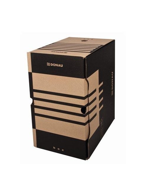 Archiváló doboz, A4, 200 mm, karton, DONAU, natúr (D76634N) (D76634N)