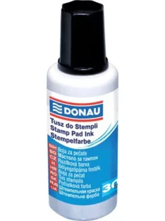 Bélyegzőfesték, 30 ml, DONAU, fekete (D7808FK)