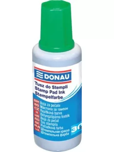Bélyegzőfesték, 30 ml, DONAU, zöld (D7808Z)