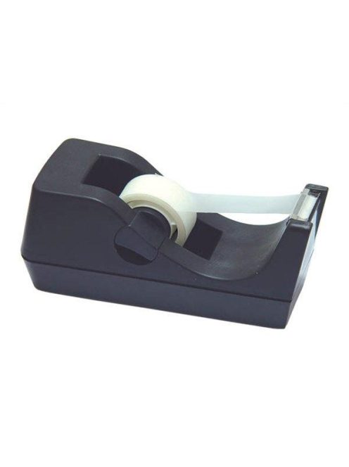 Ragasztószalag-adagoló, asztali, DONAU, fekete (D7886)