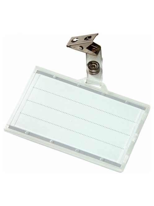 Névkitűző, csíptetővel, 88x54 mm, DONAU (D8346)