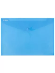 Irattartó tasak, A4, PP, patentos, DONAU, kék (D8544K)