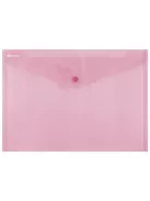 Irattartó tasak, A4, PP, patentos, DONAU, piros (D8544P)