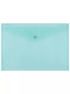 Irattartó tasak, A4, PP, patentos, DONAU, zöld (D8544Z)