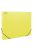 Gumis mappa, 30 mm, PP,  A4, DONAU, áttetsző sárga (D8545S)
