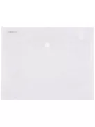 Irattartó tasak, A5, PP, patentos, DONAU, áttetsző (D8547A)