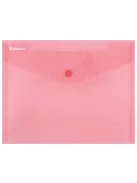 Irattartó tasak,A5, PP, patentos, DONAU, piros (D8547P)