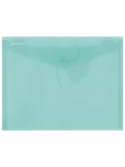 Irattartó tasak, A5, PP, patentos, DONAU, zöld (D8547Z)