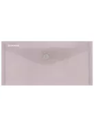 Irattartó tasak, DL, PP, patentos, DONAU, szürke (D8548SZ)