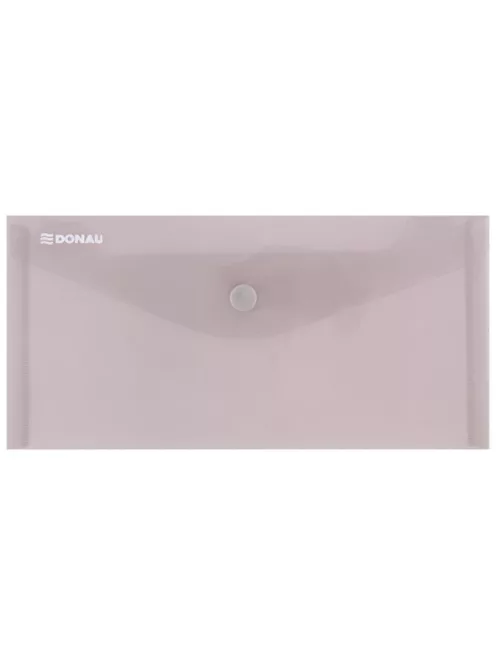 Irattartó tasak, DL, PP, patentos, DONAU, szürke (D8548SZ)