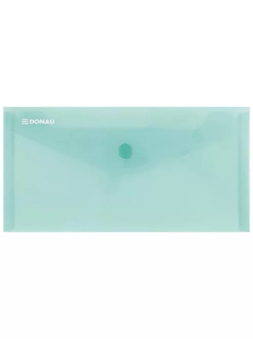 Irattartó tasak,DL, PP, patentos, DONAU, zöld (D8548Z)