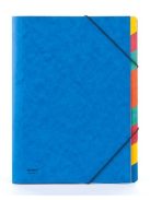 Előrendező, A4, 9 részes, karton, DONAU, kék (D8649)