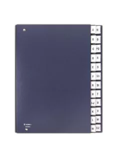 Előrendező, A4, A-Z, karton, DONAU, sötétkék (D8694SK)