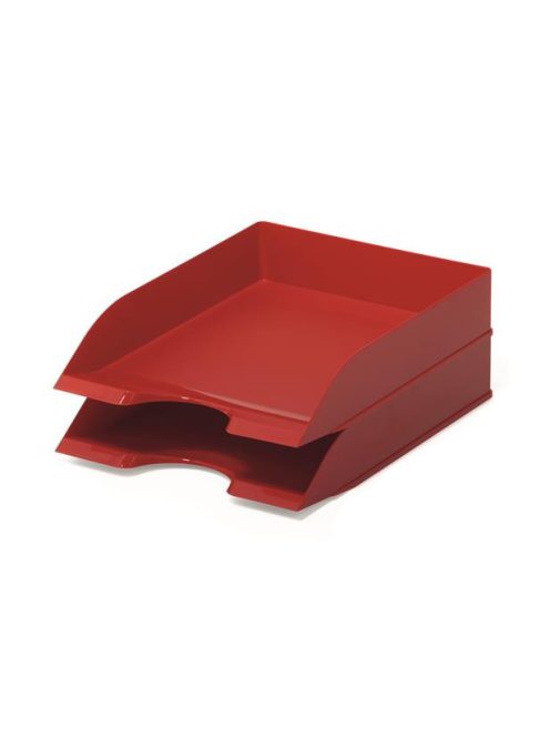Irattálca, műanyag, DURABLE, "Basic", piros (DB1701672080)