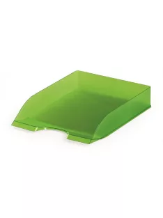   Irattálca, műanyag, DURABLE, "Basic", áttetsző zöld (DB1701673017)