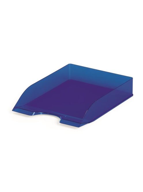 Irattálca, műanyag, DURABLE, "Basic", áttetsző kék (DB1701673540)