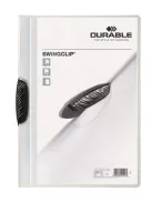 Gyorsfűző, klipes, A4, DURABLE "Swingclip® 30", fekete (DB226001)