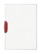 Gyorsfűző, klipes, A4, DURABLE "Swingclip® 30", piros (DB226003)