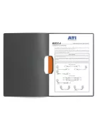 Gyorsfűző, klipes, A4, DURABLE "DURASWING® COLOR 30", narancssárga (DB230409)