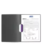 Gyorsfűző, klipes, A4, DURABLE "DURASWING® COLOR 30", lila (DB230412)