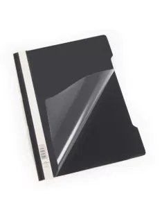   Gyorsfűző, PP, A4, DURABLE "Economy", fekete (DB257301)