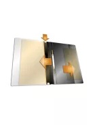 Gyorsfűző, A4, széles, panorámás, DURABLE "DURAPLUS®", piros (DB257903)