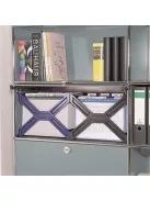 Függőmappa tároló, műanyag, DURABLE, "CARRY® plus", kék (DB261106)