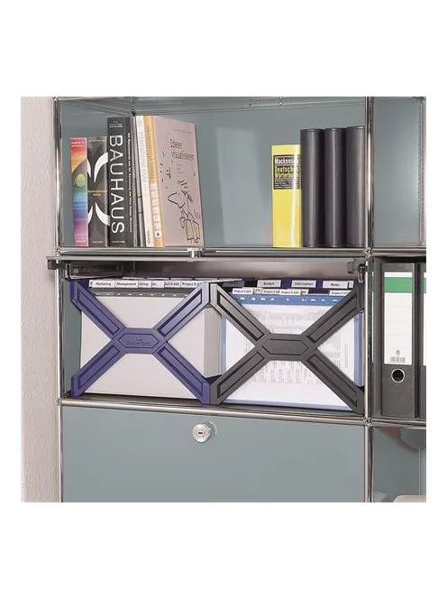Függőmappa tároló, műanyag, DURABLE, "CARRY® plus", kék (DB261106)