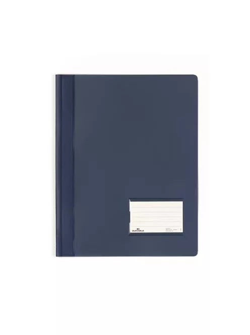 Gyorsfűző, A4, extra erős, széles, DURABLE, sötétkék (DB268007)