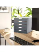 Irattároló, műanyag, 5 fiókos, DURABLE "VARICOLOR® 5", szürke (DB760527)
