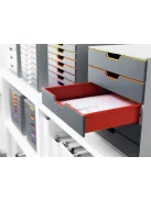 Irattároló, műanyag, 5 fiókos, DURABLE "VARICOLOR® 5", szürke (DB760527)