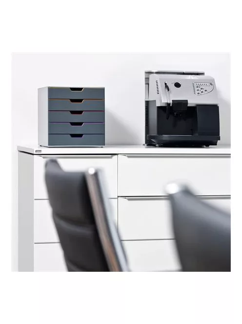 Irattároló, műanyag, 5 fiókos, DURABLE "VARICOLOR® 5", szürke (DB760527)