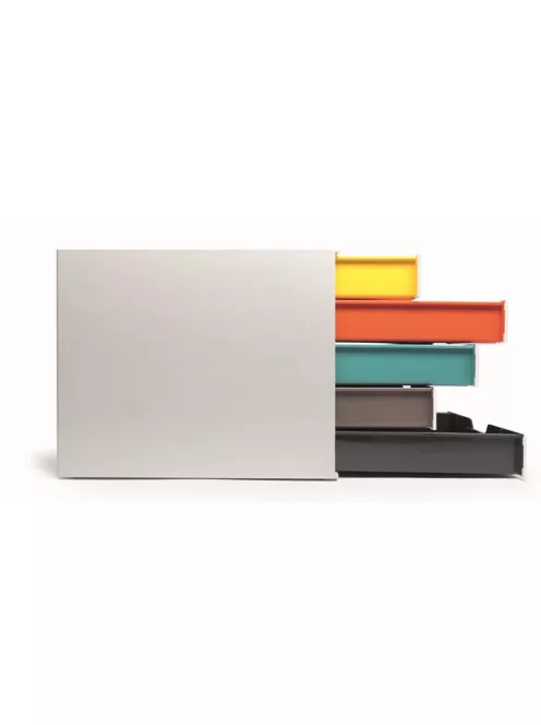 Irattároló, műanyag, 5 fiókos, DURABLE "VARICOLOR® 5", fehér (DB762527)