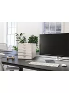 Irattároló, műanyag, 5 fiókos, DURABLE "VARICOLOR® 5", fehér (DB762527)