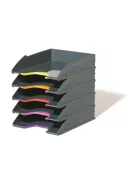 Irattálca szett, műanyag, 5 részes, DURABLE "VARICOLOR® 5" (DB770557)