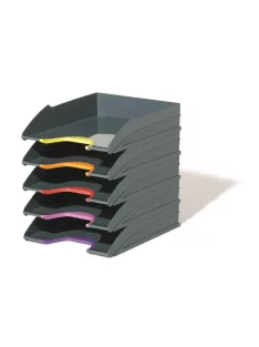   Irattálca szett, műanyag, 5 részes, DURABLE "VARICOLOR® 5" (DB770557)