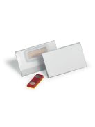 Névkitűző, mágnessel, elfordulásgátlóval, 75x40 mm, DURABLE (DB824319)