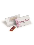 Névkitűző, mágnessel, elfordulásgátlóval, 75x40 mm, DURABLE (DB824319)