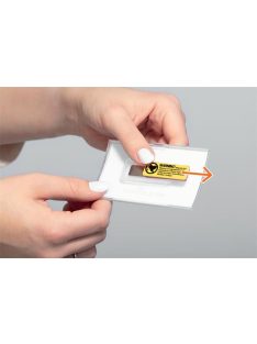   Névkitűző, mágnessel, elfordulásgátlóval, 90x54 mm, DURABLE "CLICK FOLD" (DB826019)