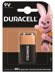 Elem, 9V, 1 db, DURACELL "Basic" (DUEL9V)