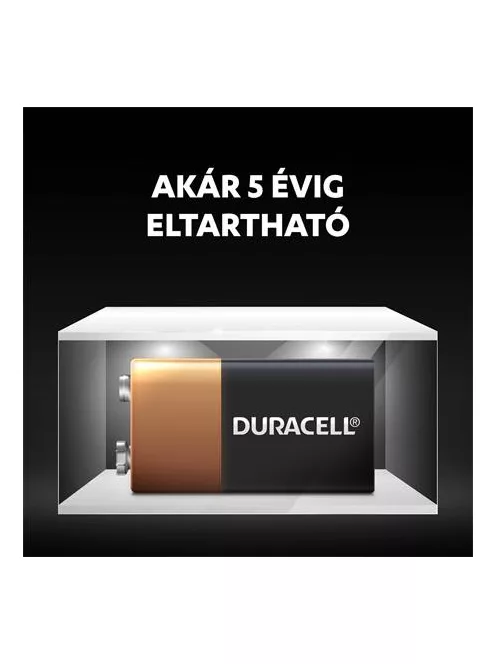 Elem, 9V, 1 db, DURACELL "Basic" (DUEL9V)