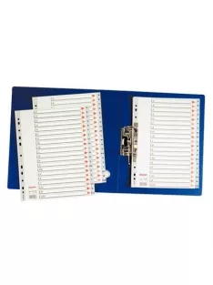 Regiszter, műanyag, A4, A-Z, ESSELTE, szürke (E100112)