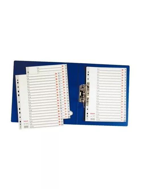 Regiszter, műanyag, A4, A-Z, ESSELTE, szürke (E100112)