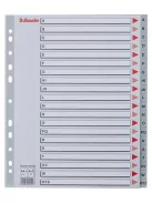 Regiszter, műanyag, A4 Maxi, A-Z, ESSELTE, szürke (E100129)
