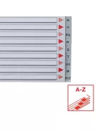Regiszter, műanyag, A4 Maxi, A-Z, ESSELTE, szürke (E100129)