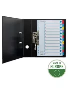 Regiszter, karton, A4, 1-12, ESSELTE "Mylar" (E100162)