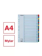 Regiszter, karton, A4, 1-20, ESSELTE "Mylar" (E100163)